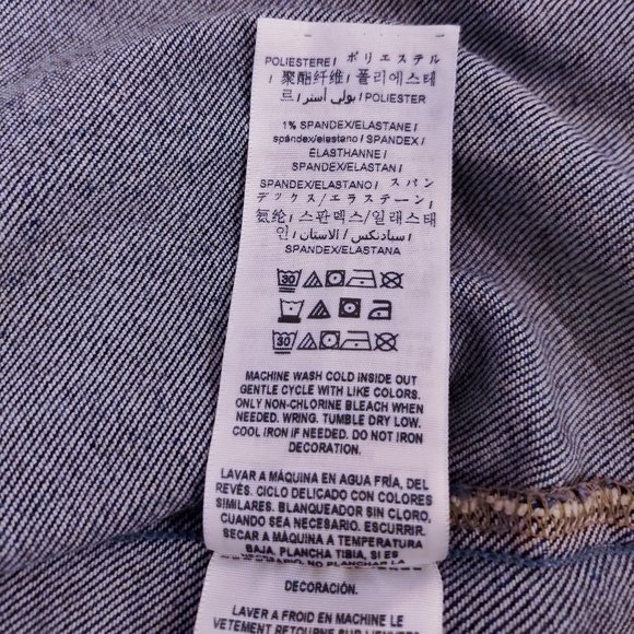 Colourful Graffiti Guess Denim Streetwear Jacket - Picture 10 of 15